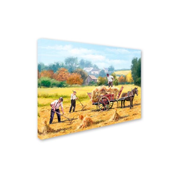 The Macneil Studio 'Hay Making' Canvas Art,14x19